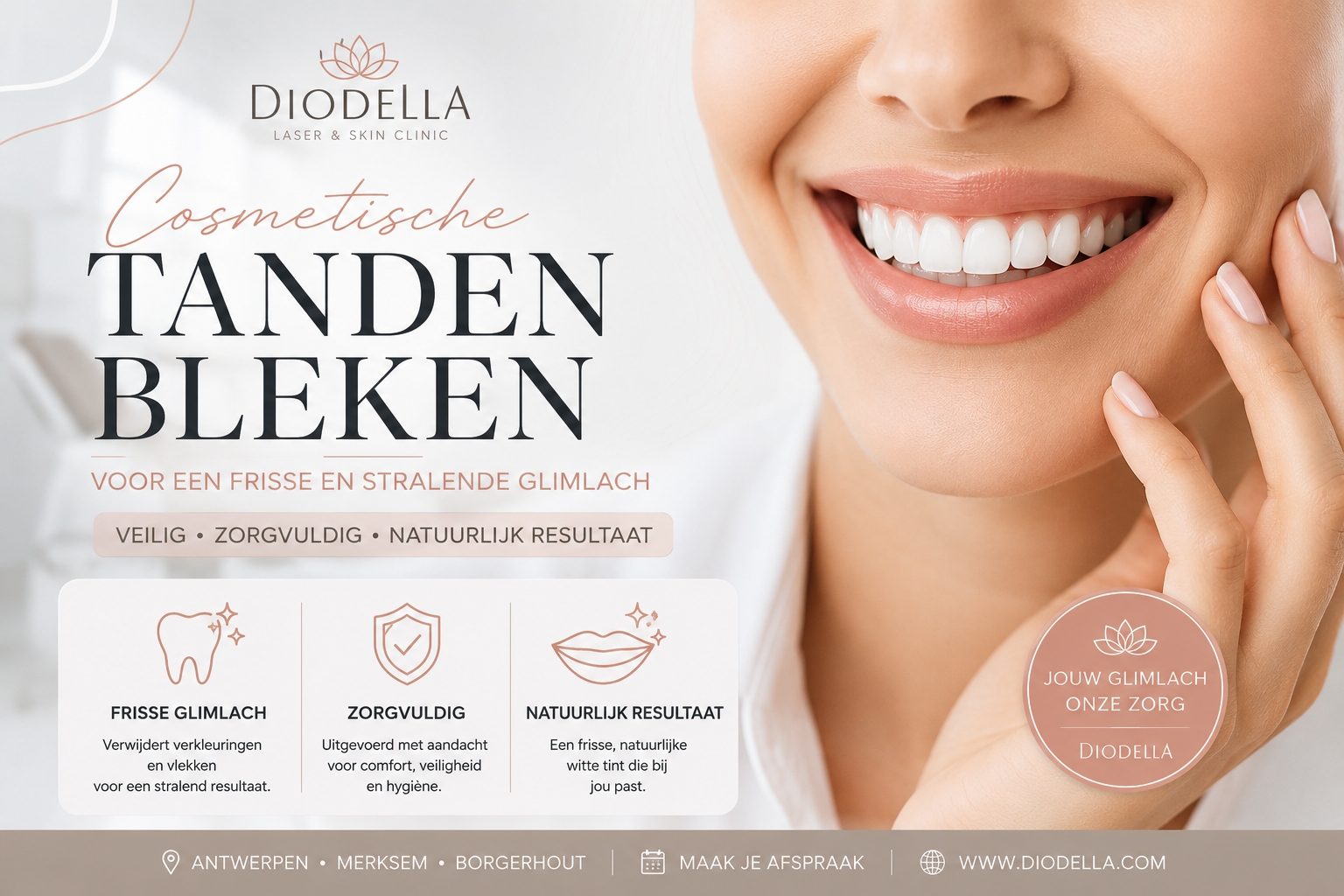 Cosmetische tanden bleken: wat kun je verwachten?