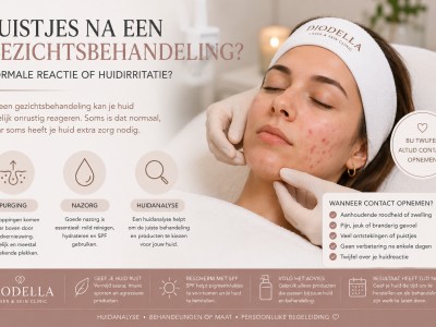 Puistjes na een gezichtsbehandeling: normaal of niet?