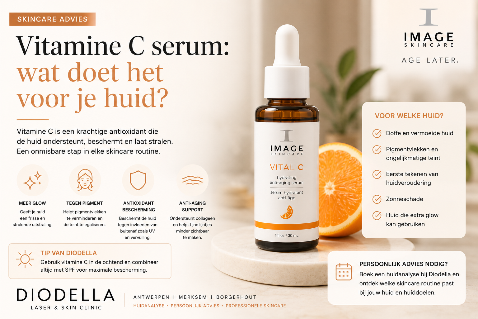 Vitamine C serum: wat doet het voor je huid?
