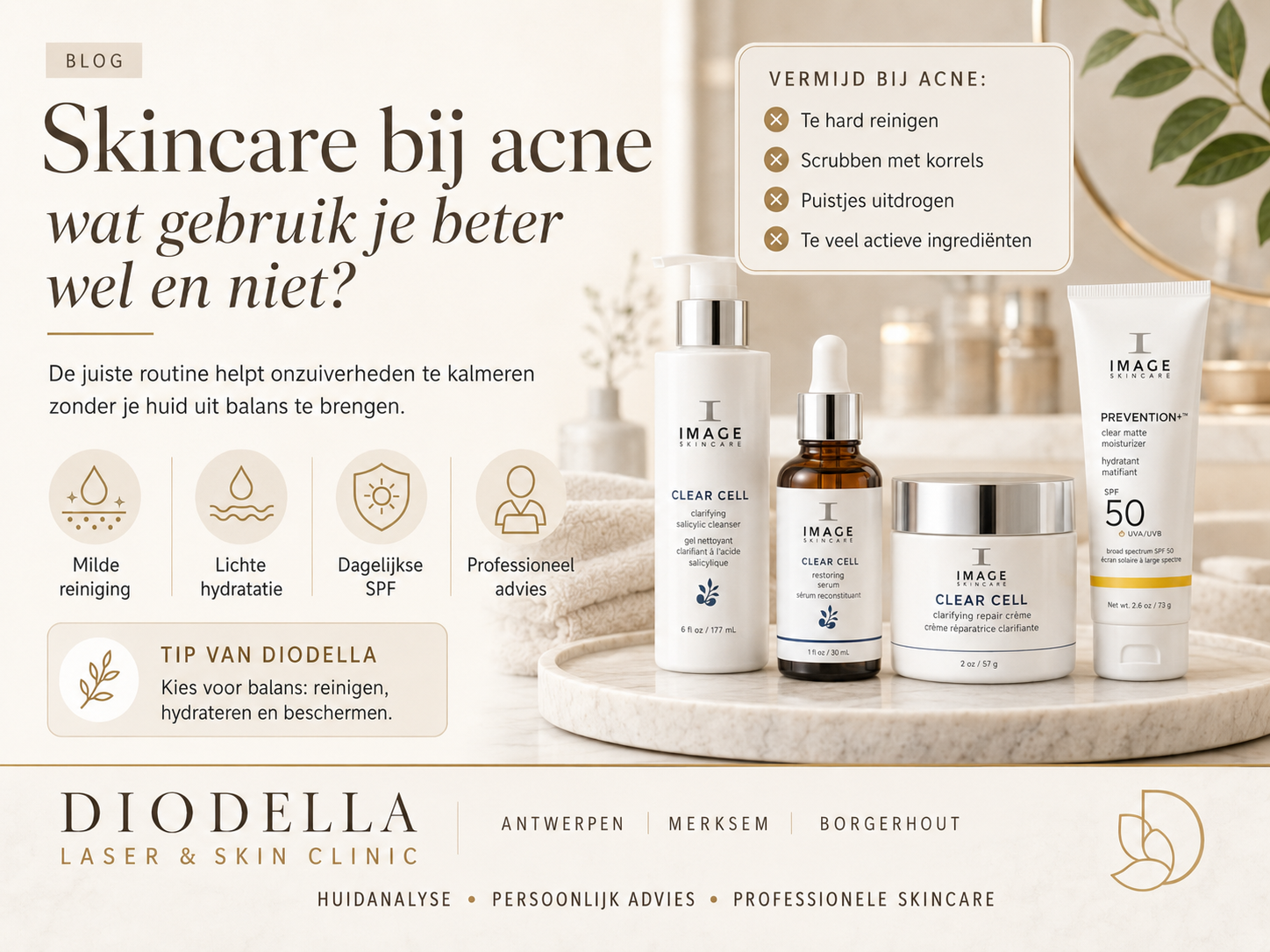 Skincare bij acne: wat gebruik je beter wel en niet?