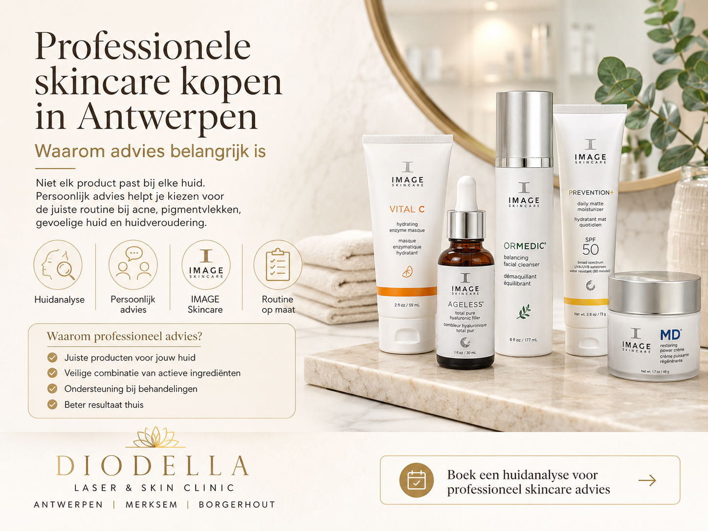 Professionele skincare kopen in Antwerpen: waarom advies belangrijk is