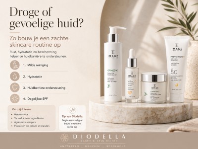 Droge of gevoelige huid? Zo bouw je een zachte skincare routine op