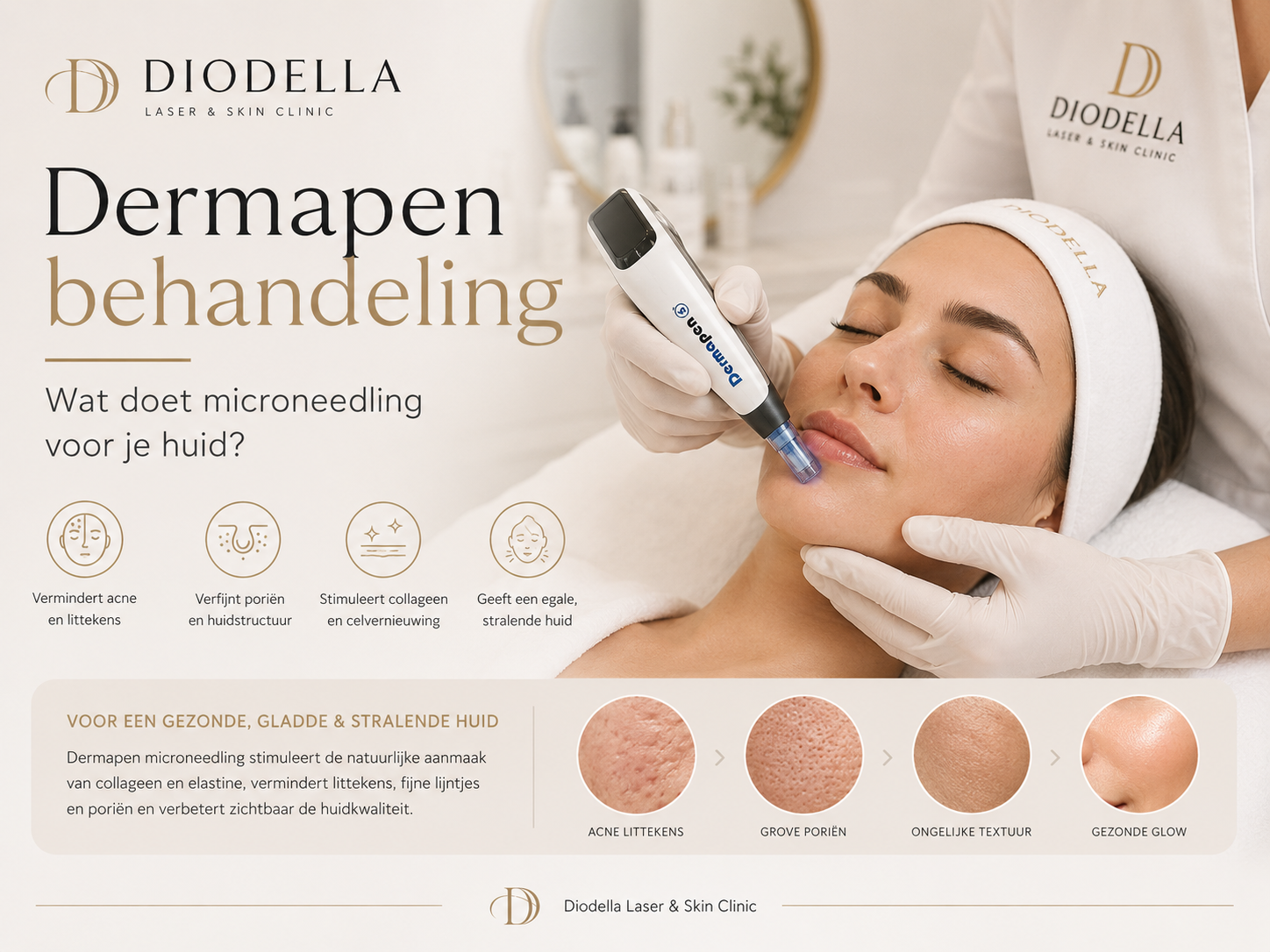 Dermapen behandeling: wat doet microneedling voor je huid?