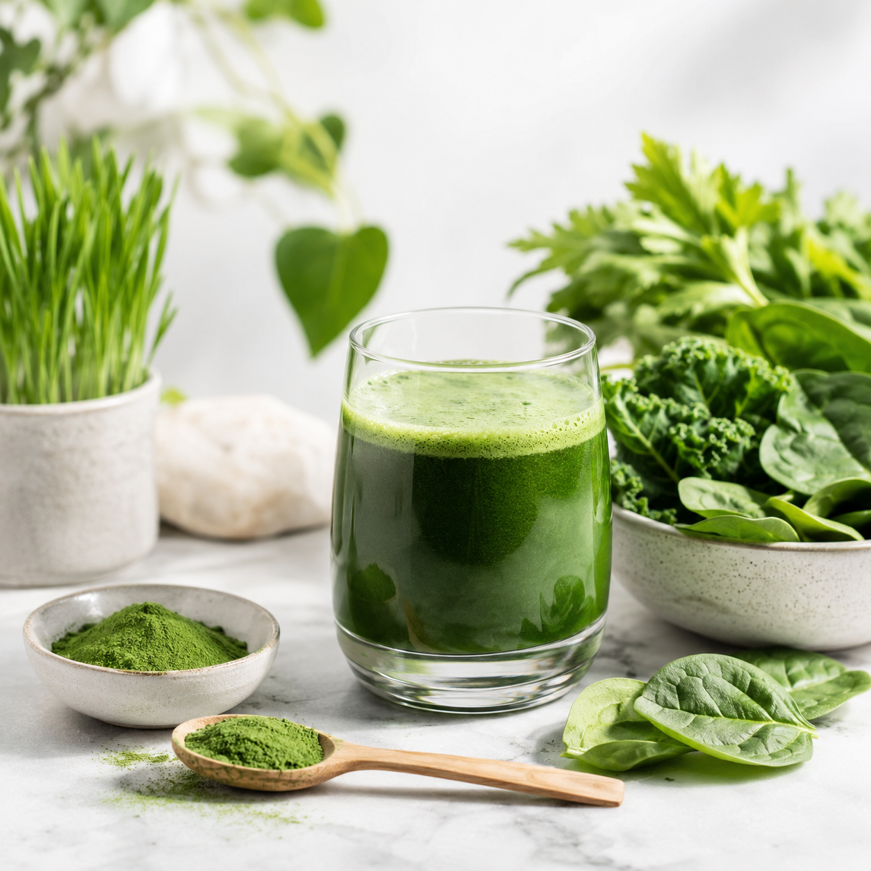ScKIN Nutrition Super Greens+: dagelijkse greens mix voor energie, spijsvertering en innerlijke balans
